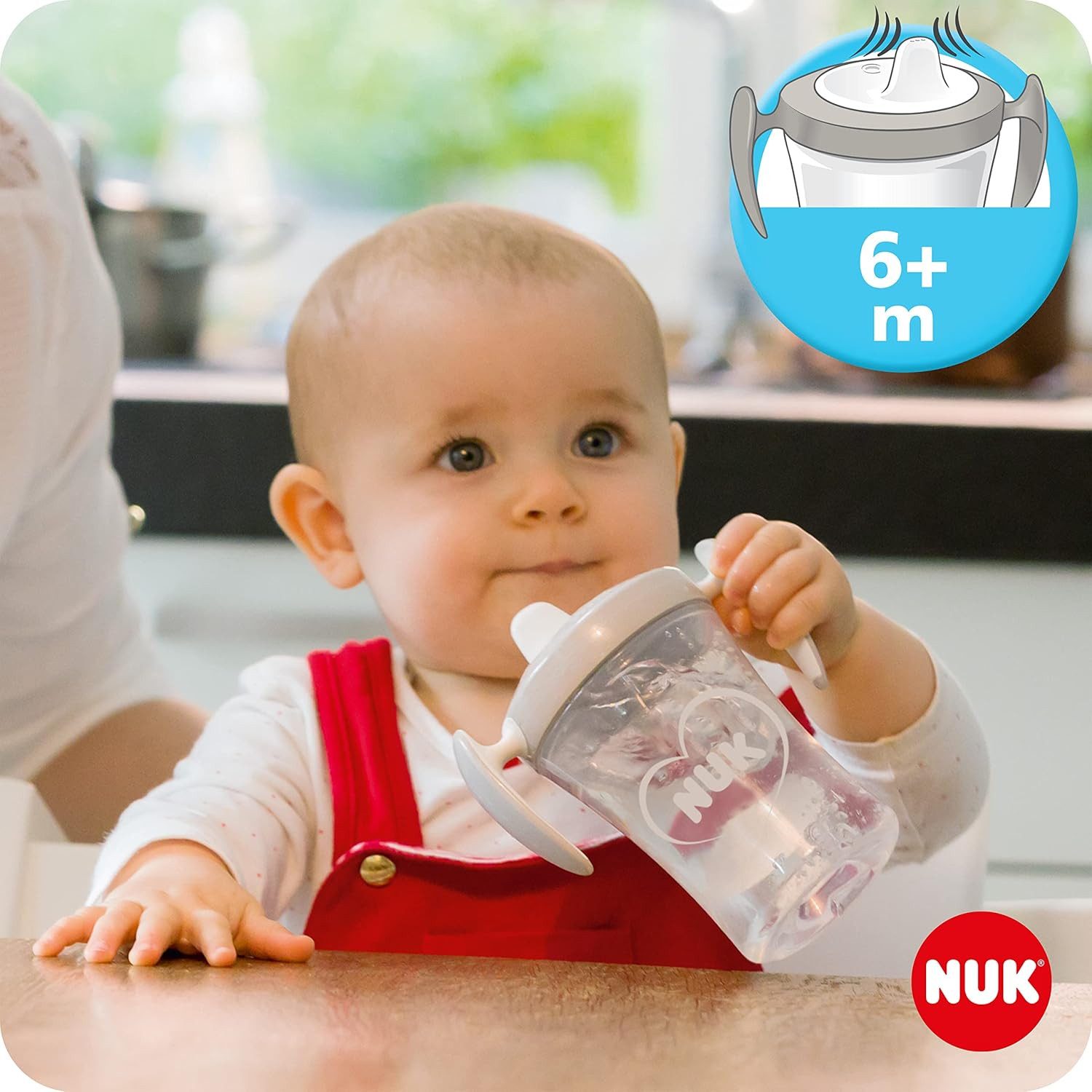 NUK Trinklernbecher NUK Trinklernset Evolution – Katze & Hase Design, BPA-frei