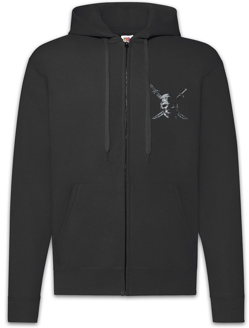 Sweatjacke Pirate Skull Zipper Hoodie Piraten Pirates of the Ship Sailor