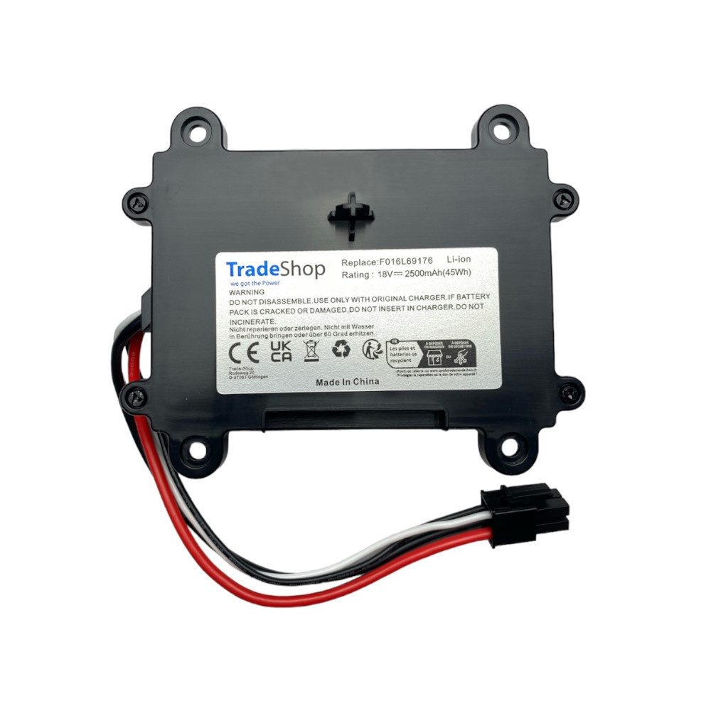 Trade-Shop Akku passend für Bosch Connect, S+ 400, S 500, S+ 500, XS 300 Akku Li-Ion 2500 mAh (18 V)