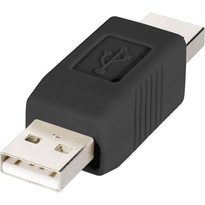 Renkforce USB 2 Adapter A-Stecker/A-Stecker USB-Adapter vergoldete Steckkontakte