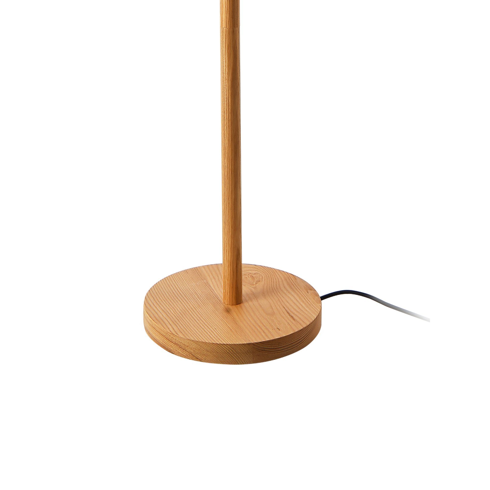 lux.pro Stehlampe, ohne Leuchtmittel, Rochdale Standlampe 1xE27 Gelbbraun