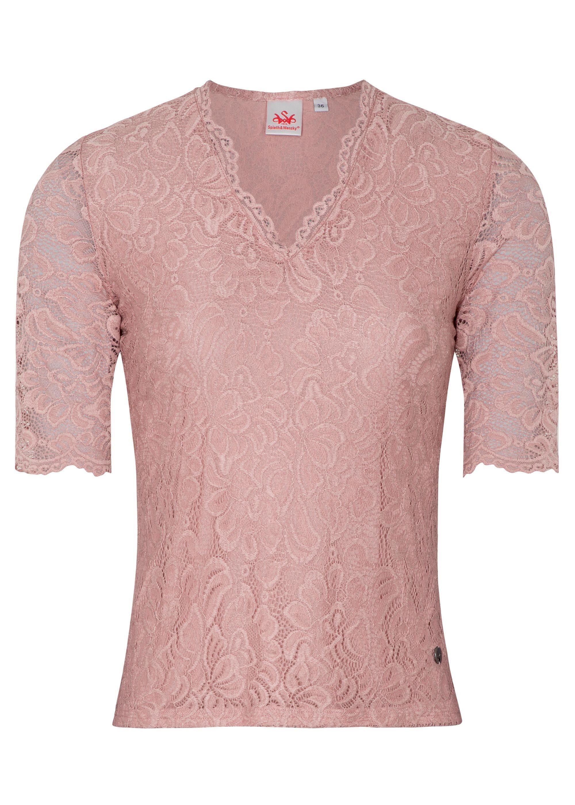 Spieth & Wensky Dirndlbluse Arktis (1-tlg) in taillierter Form