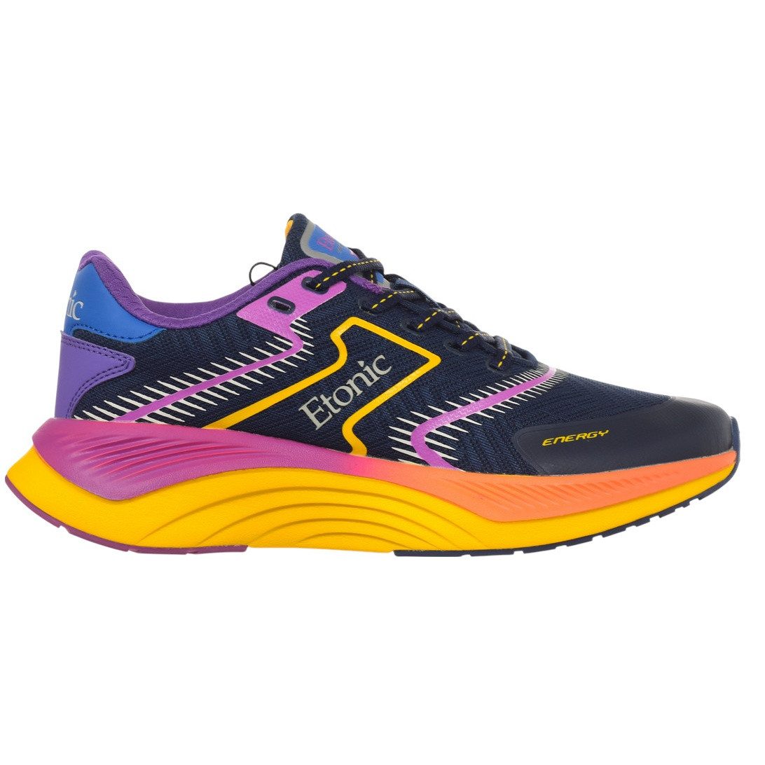 Etonic Laufschuhe Energy schwarz/gelb/violett Damen Sneaker günstig online kaufen