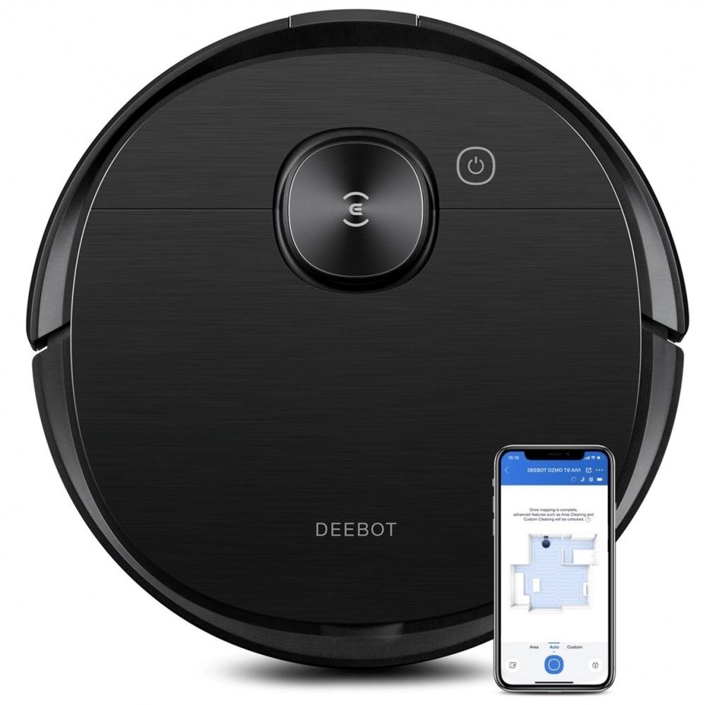ECOVACS Saugroboter Deebot Ozmo T8 AIVI - Saugroboter - schwarz
