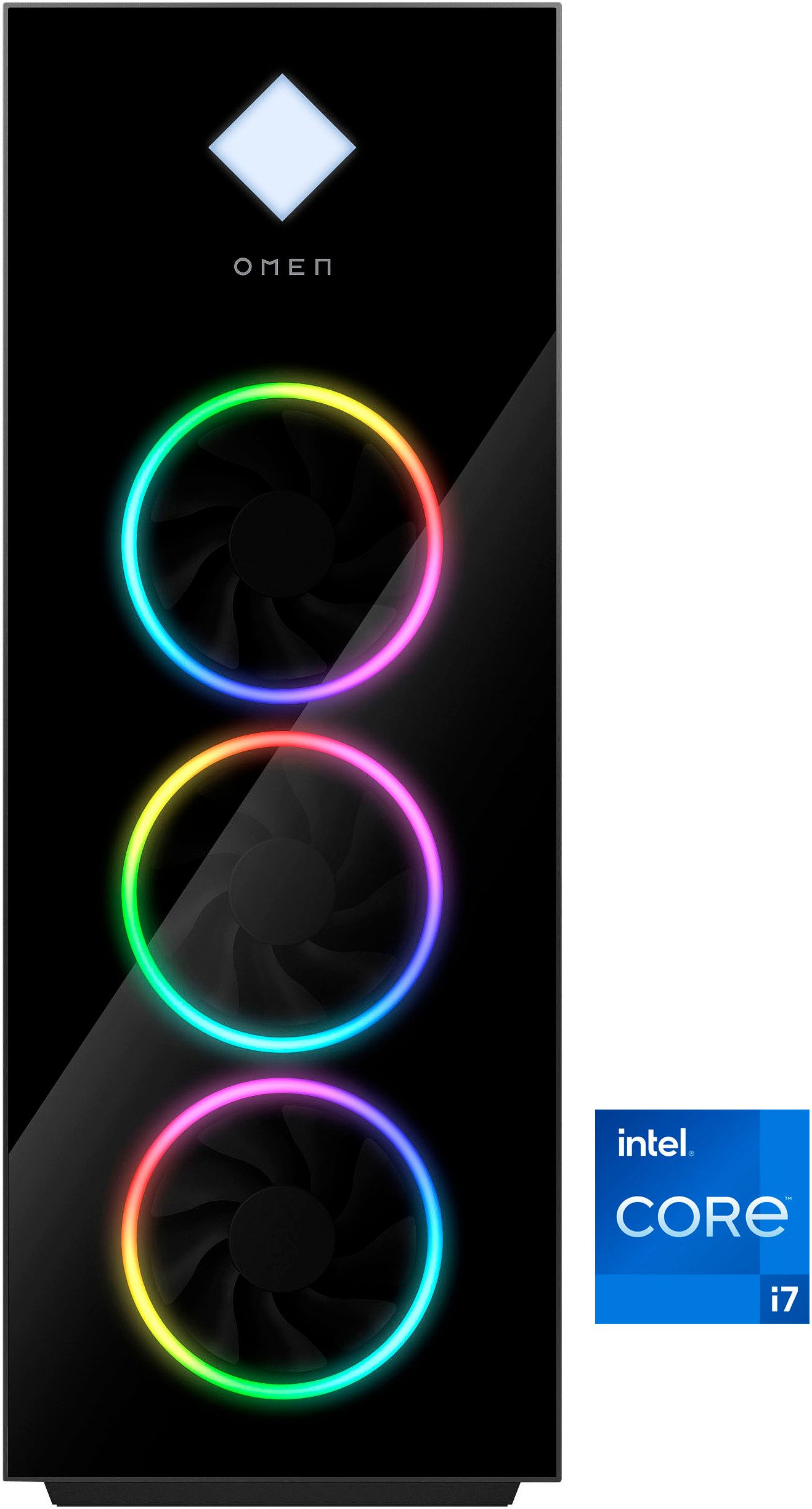 OMEN GT22-2009ng PC (Intel Core i7 14700K, GeForce RTX 4070 Ti Super, 32 GB RAM, 1000 GB SSD, Flüssigkeitskühlung)