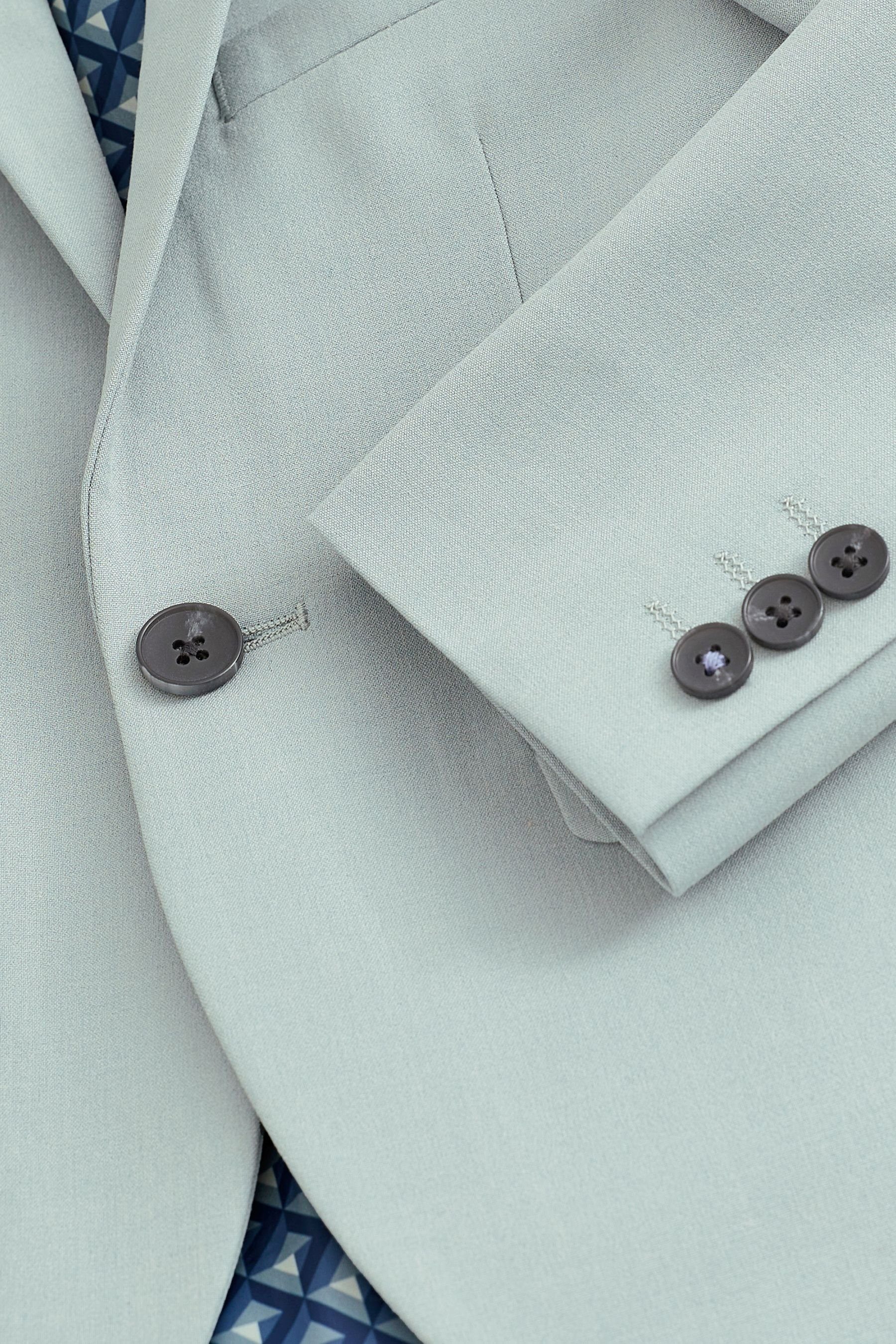 Anzug: Next Baukastensakko Green Sakko Sage (1-tlg) Skinny-Fit