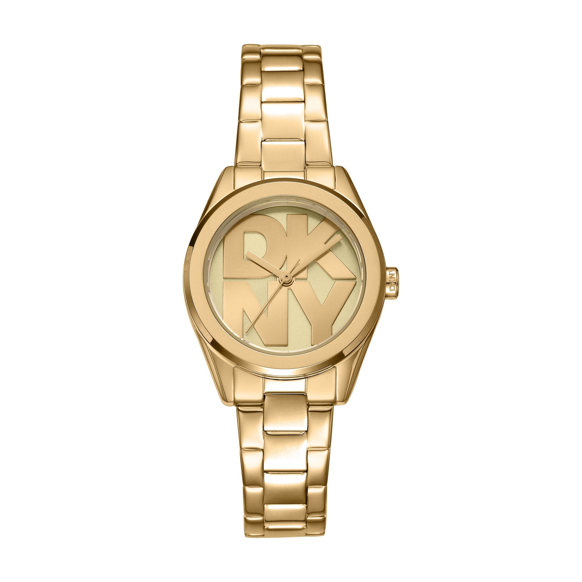 DKNY Quarzuhr Logo Watch Set DK1L145M0055, (Set, 2-tlg., mit Armband), Armbanduhr, Damenuhr, Edelstahlarmband, Ideal auch als Geschenk