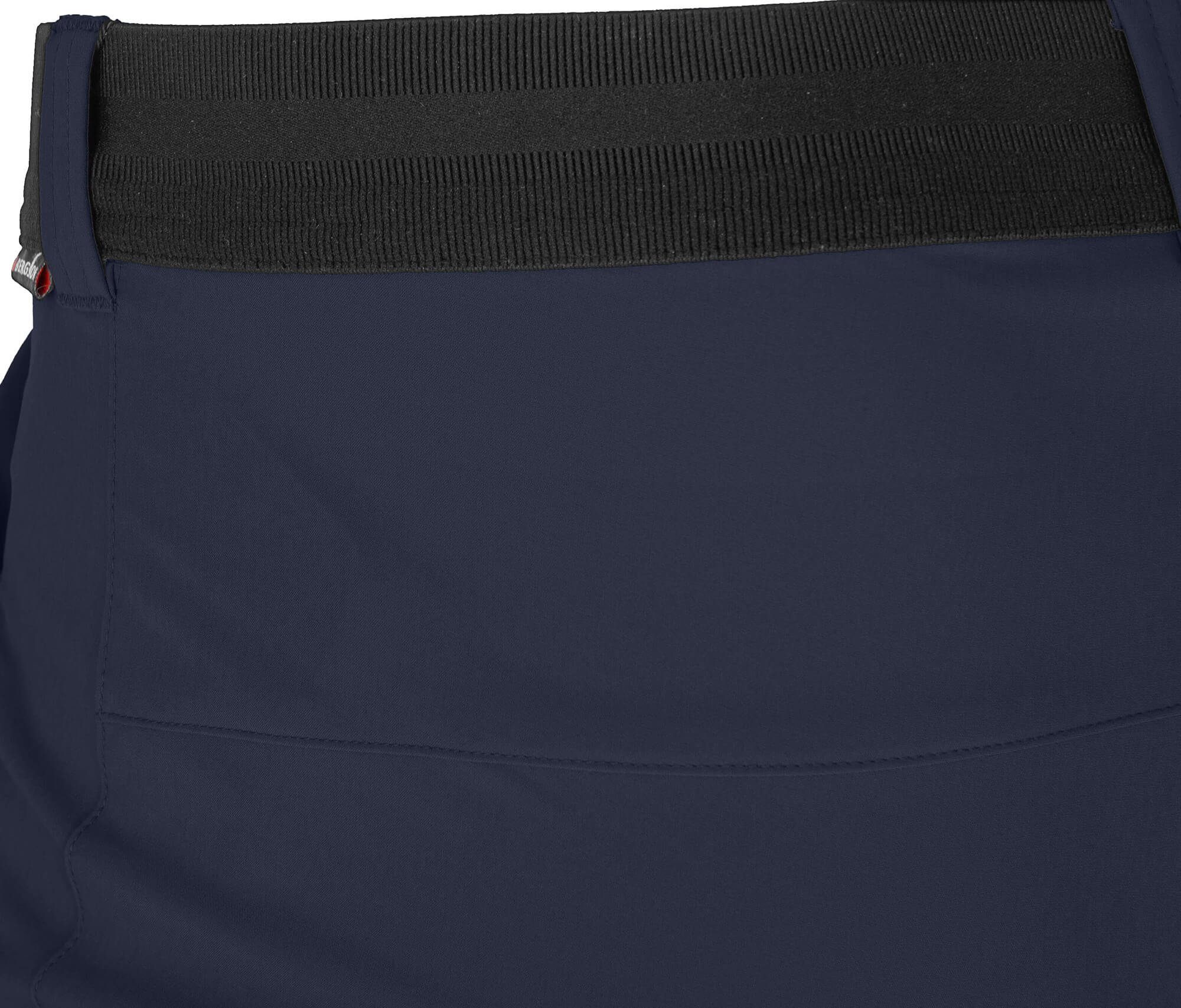 Bergson Outdoorhose 8 Normalgrößen navy Wandershorts, Herren Bermuda Taschen, blau recycelt, FROSLEV elastisch