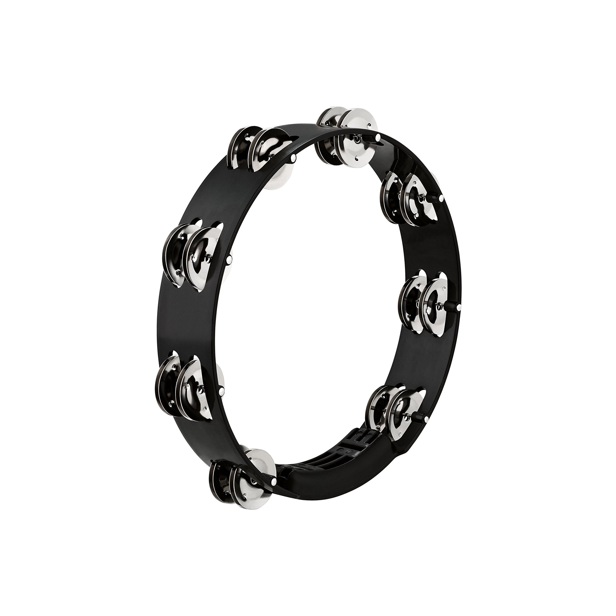 Meinl Percussion Tambourine, Percussion, Tambourines, HTT10BK Tour Tambourine zweireihig - Tambourine
