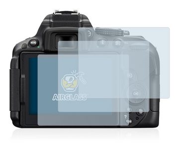 BROTECT flexible Panzerglasfolie für Nikon D5300, Displayschutzglas, 3 Stück, Schutzglas Glasfolie klar