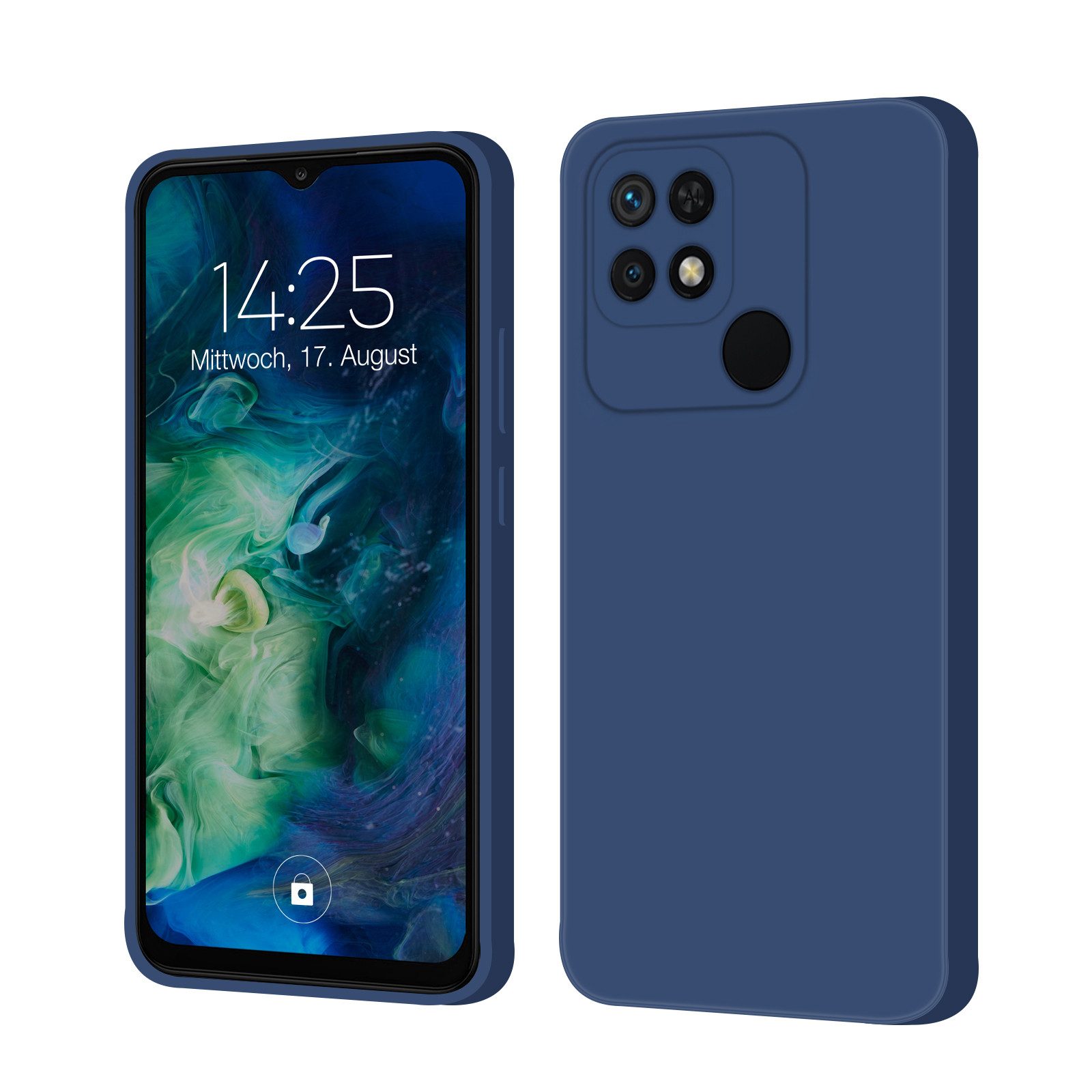 Tec-Expert Handyhülle SoftGrip Cover Hülle für Xiaomi Redmi 10C, Handy Case Bumper integrierter Kameraschutz flexibel