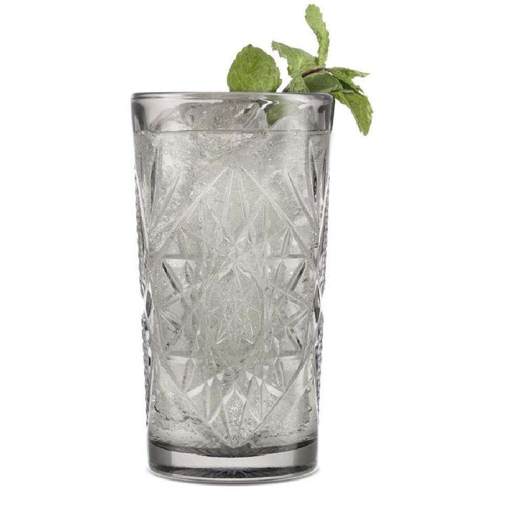 LIBBEY Cocktailglas Longdrinkglas Hobstar Grau (473ml)