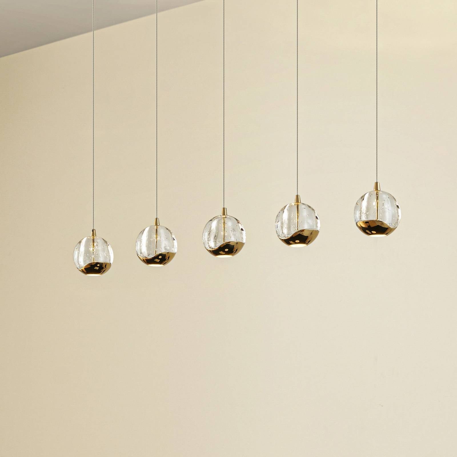 Lucande Hängeleuchte Hayley, 5 x 5 W LED, warmweiß