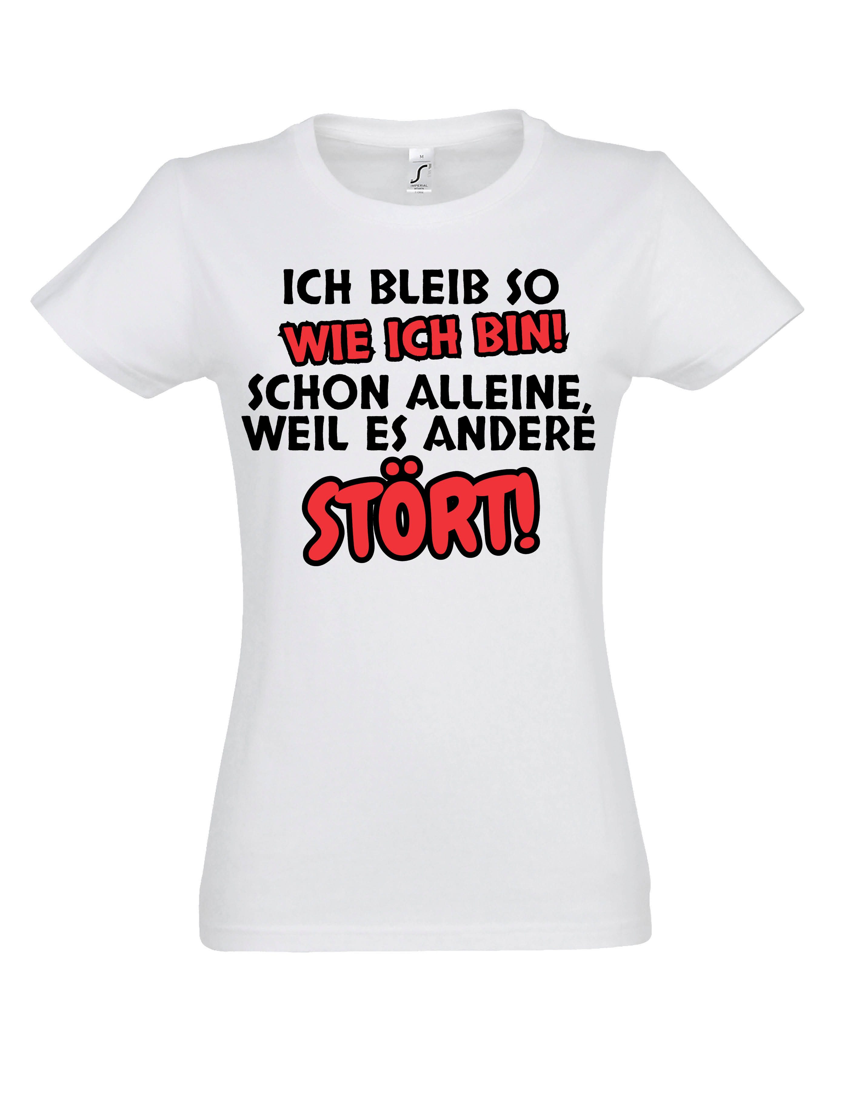 Youth Designz Print-Shirt "Ich bleibe so günstig online kaufen