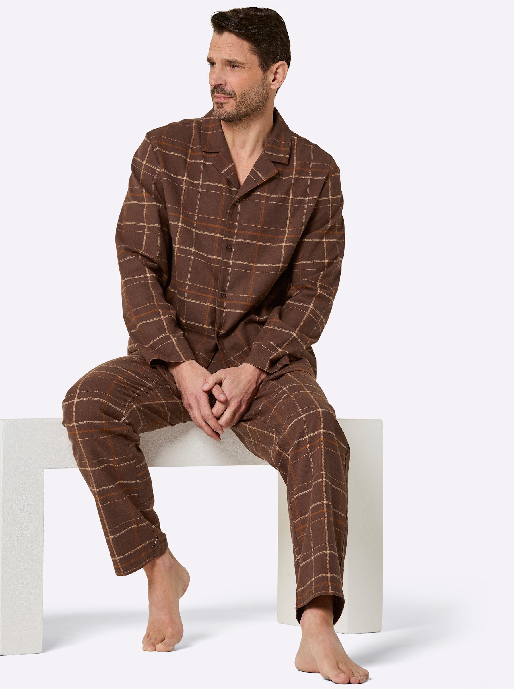 Witt Schlafanzug Pyjama Langarm