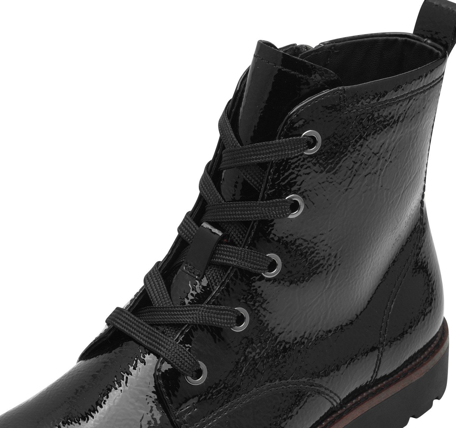 Tamaris Schnürboots, Blockabsatz, Schnürstiefelette in veganer günstig online kaufen