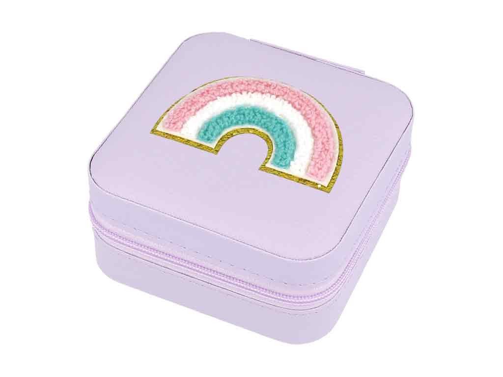 bb Klostermann Aufbewahrungsdose BB Klostermann Schmuckbox Regenlogen Lila