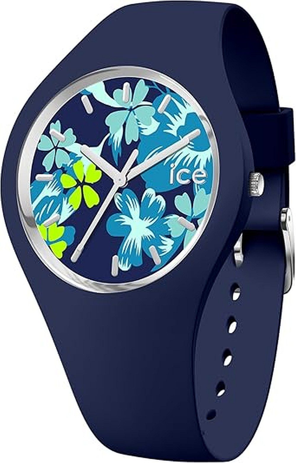 ice-watch Quarzuhr ICE flower Midnight lime Medium 021741