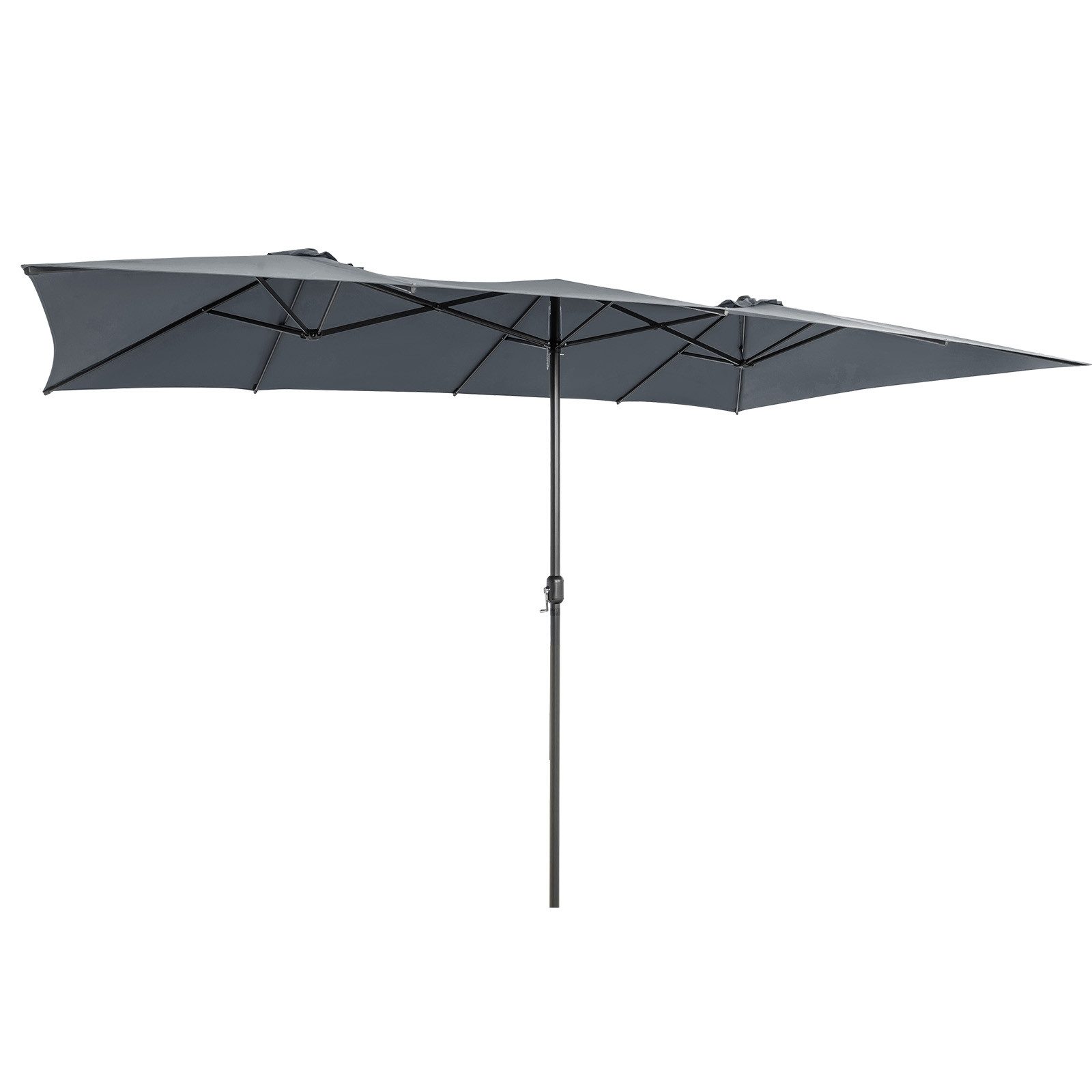 COSTWAY Sonnenschirm 426x265cm, rechteckig, UV Schutz, günstig online kaufen