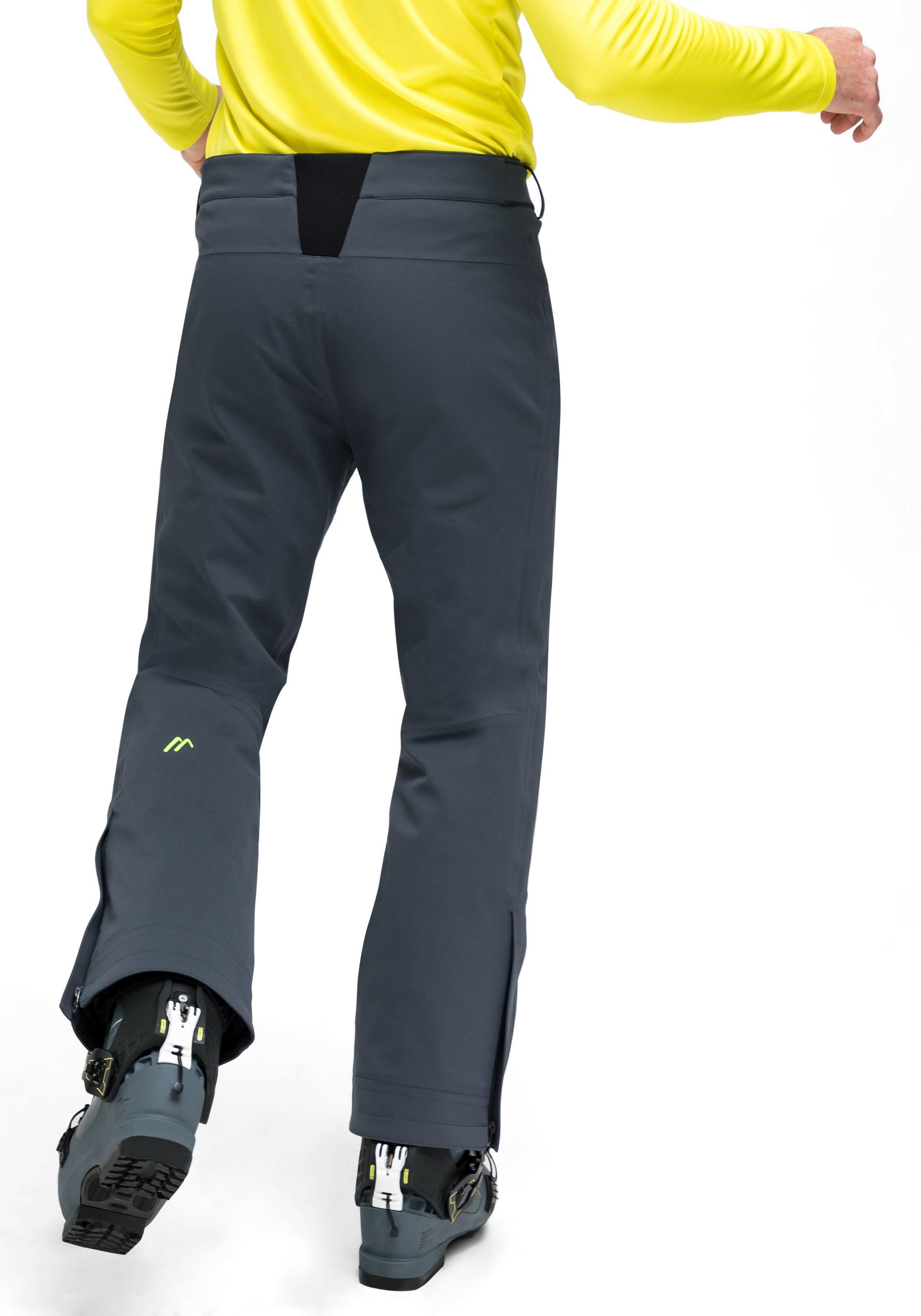 Sportliche auf M Skihose Ausflüge grau die Piste winterliche Maier Sports Skihose für Fast Movement