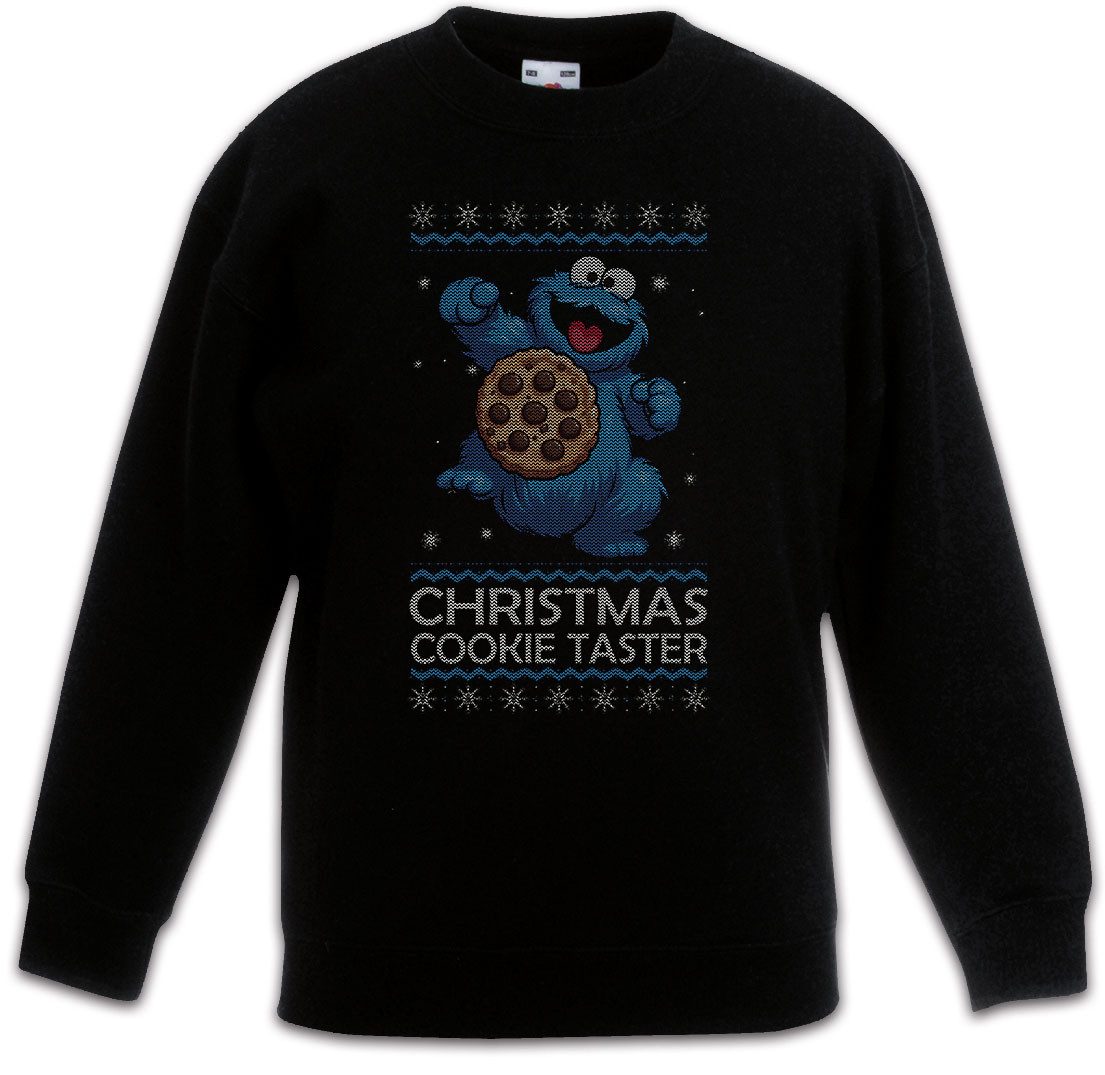 Sweatshirt Cookie Christmas Kinderpullover Merry Santa X-Mas Claus Monster