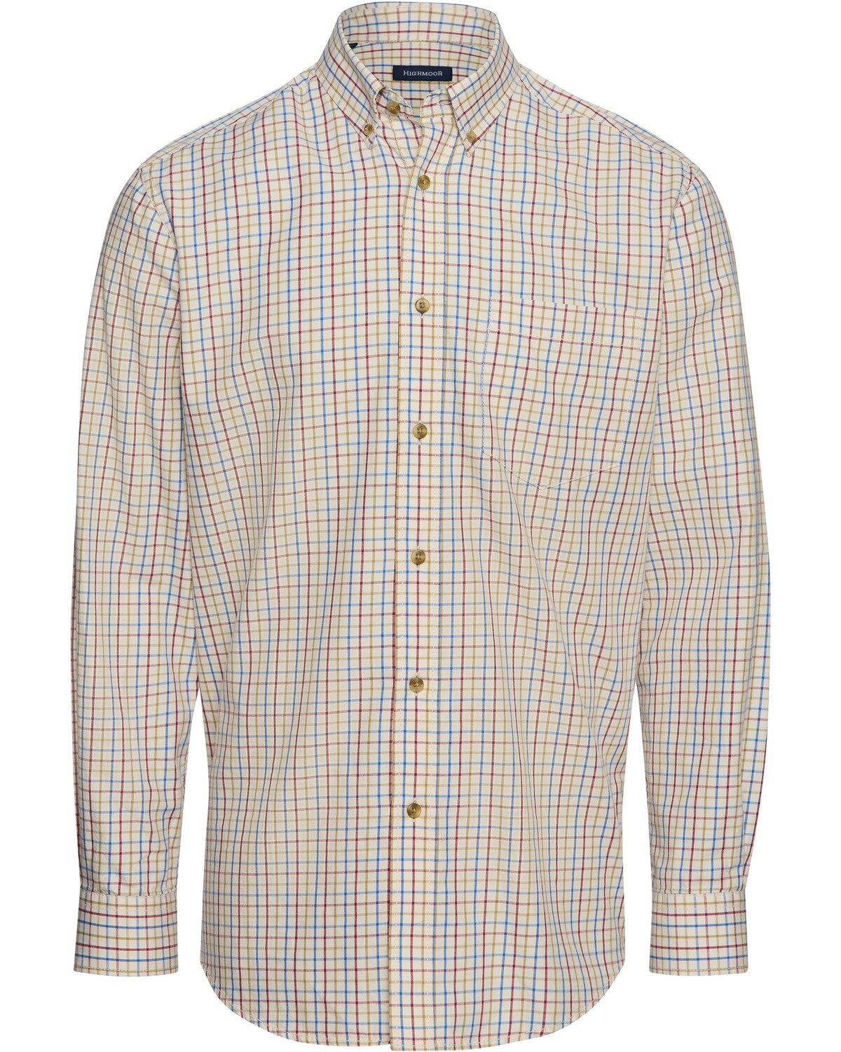 Highmoor Langarmhemd Tattersall-Hemd günstig online kaufen