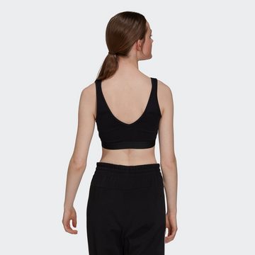 adidas Sportswear Tanktop ESSENTIALS REMOVABLE PADS 3STREIFEN CROPTOP