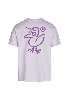 Cleptomanicx T-Shirt Sketch Gull mit lockerem Schnitt