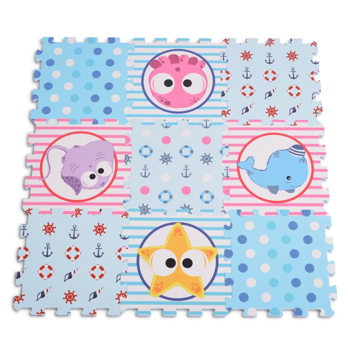 Moni Spielmatte Puzzlematte 9 teilig (9-St), günstig online kaufen