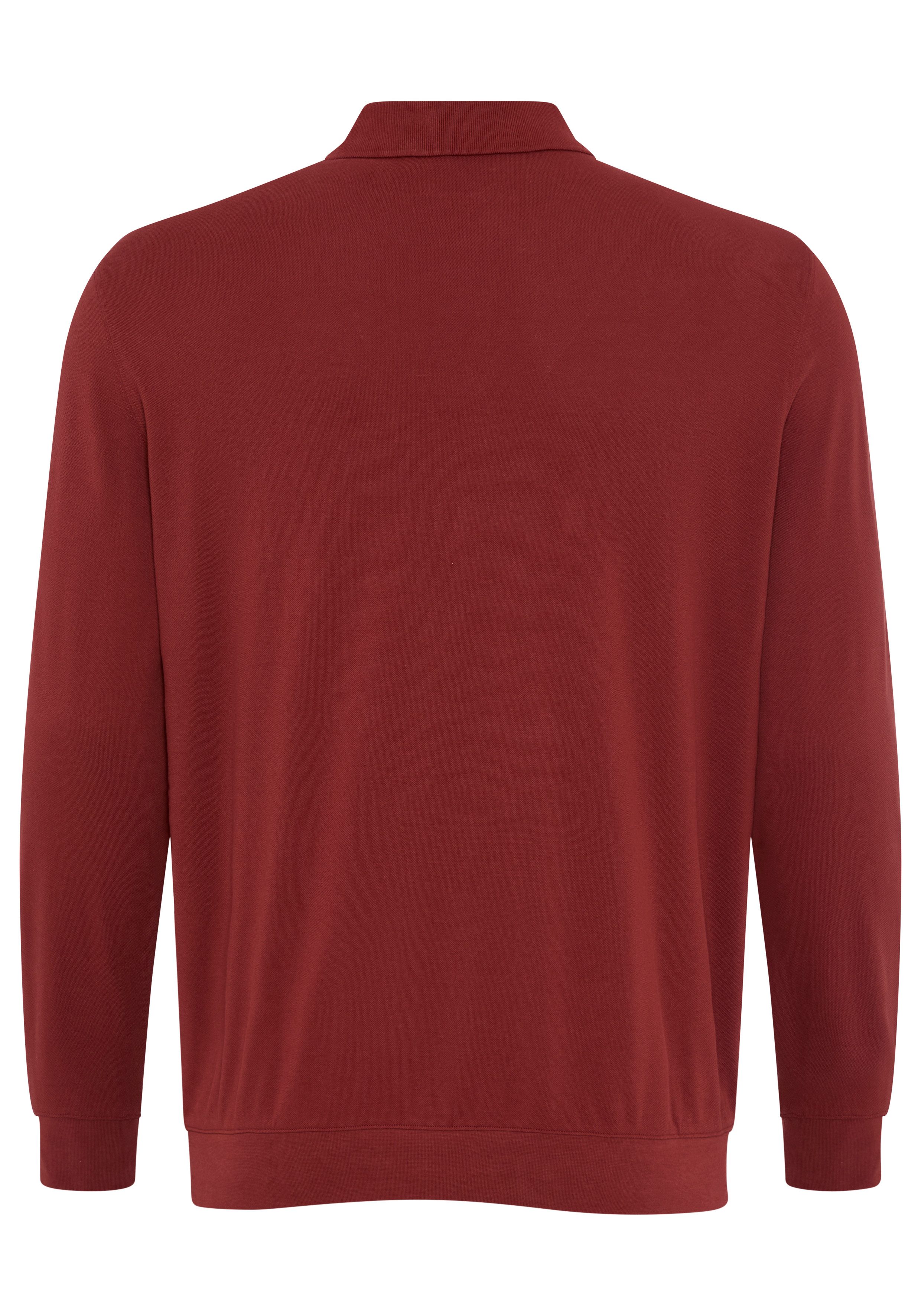 Man's World Plus Poloshirt auch in Grosse Größen bis Gr. 7XL Bauch-Fit mit Langarm, klassischer Polokragen, mit Knopfleiste am Ausschnitt – Bild 4 von 5