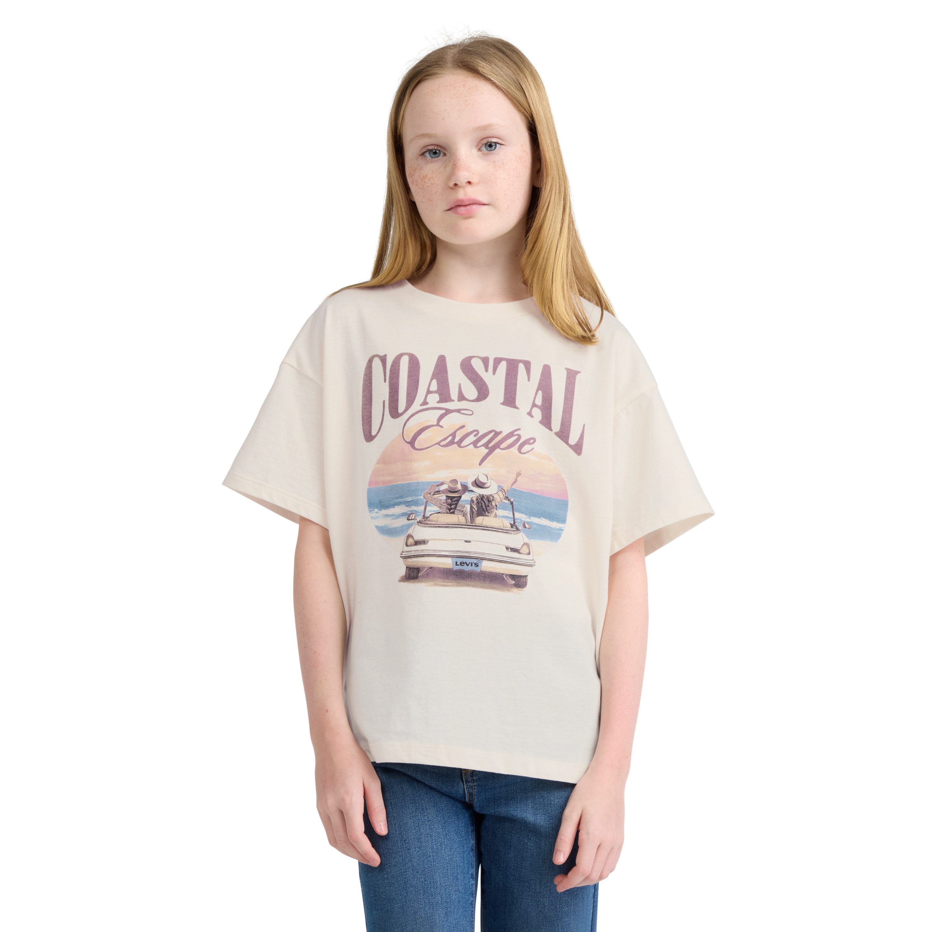 Levi's® Kids T-Shirt LVG COASTAL GIRLS SS TEE for Girls, mit Print