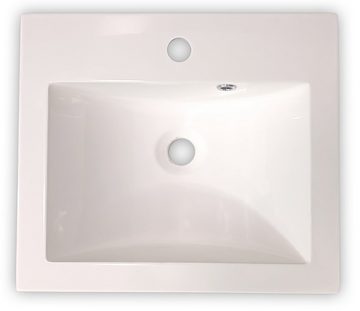 badselekt Waschbecken Waschbecken Aufsatzwaschbecken Waschtisch 46.0 x 40.0 cm PND2