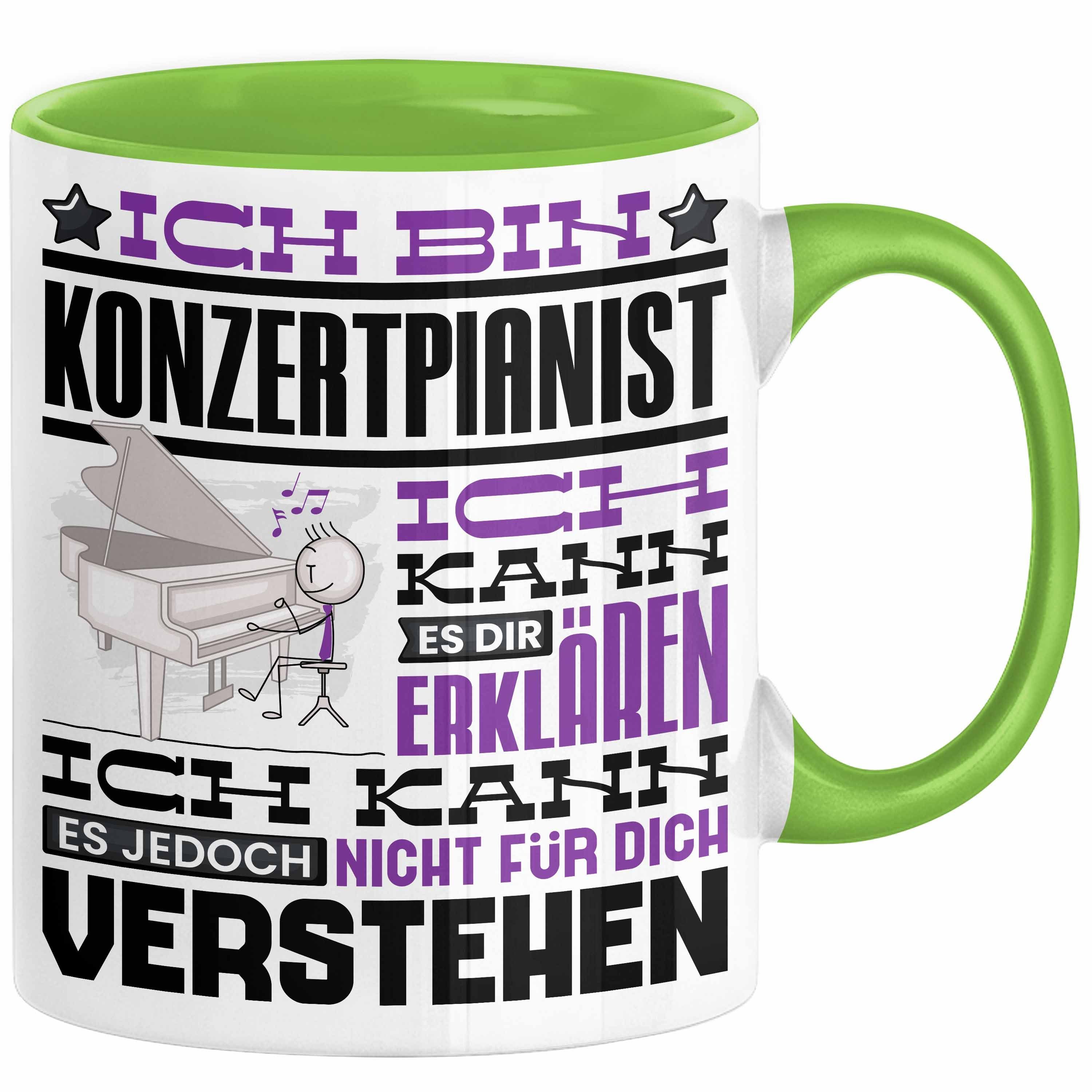Tasse Konzertpianist Geschenk Tasse Lustige Geschenkdiee für einen Konzertpi