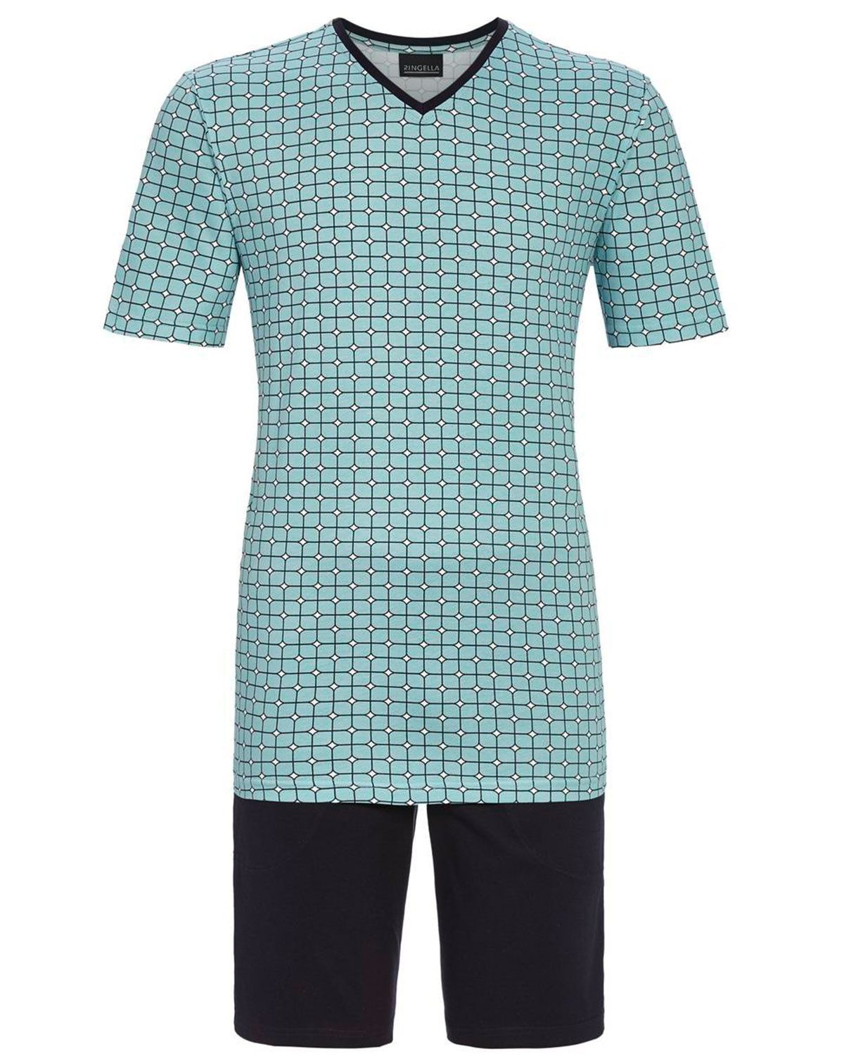 Ringella Pyjama Herren Kurzarm 'Necktie' mit günstig online kaufen