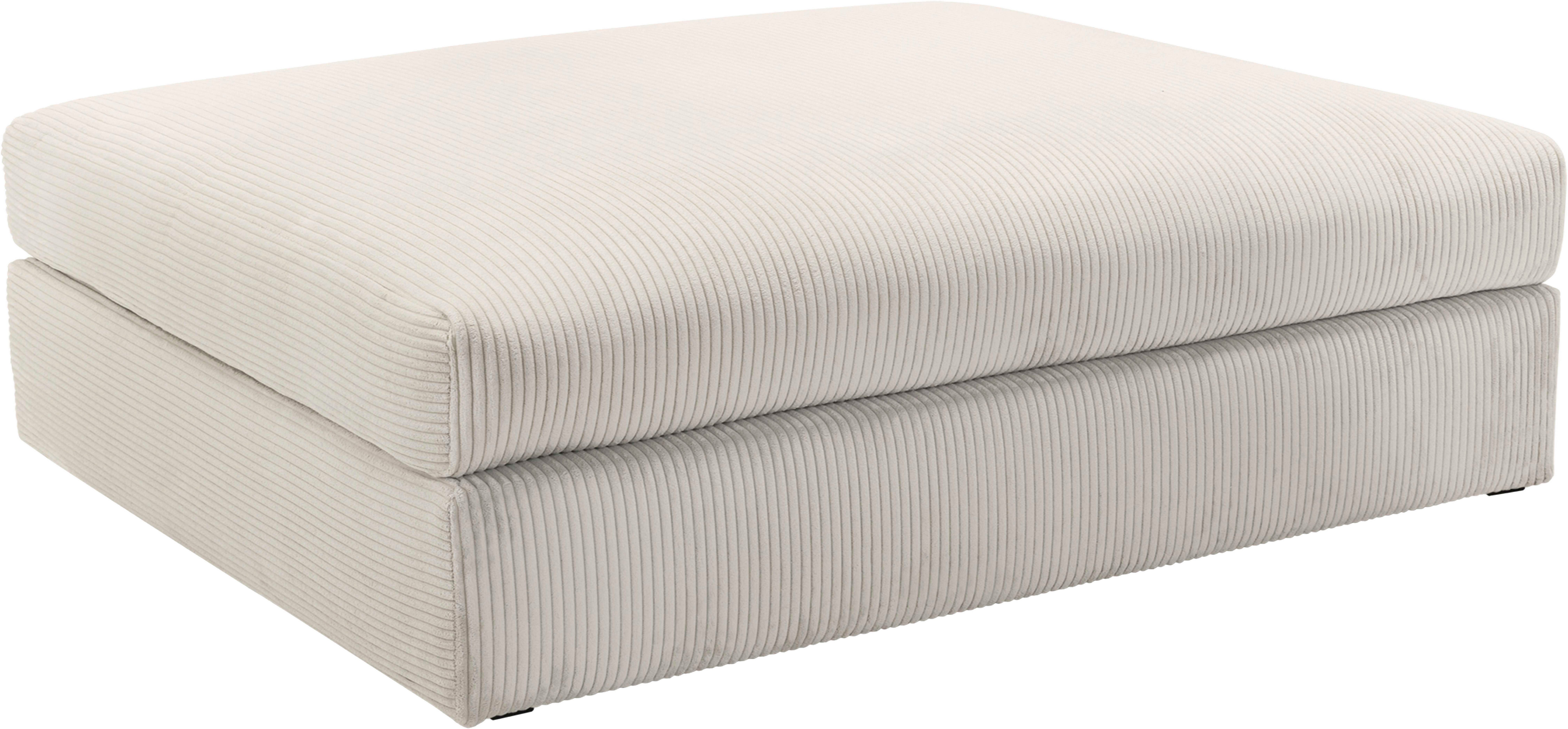 Home affaire Polsterhocker Soft&Cosy XXL, B: 125 cm, Mega-Hocker, in Cord o günstig online kaufen