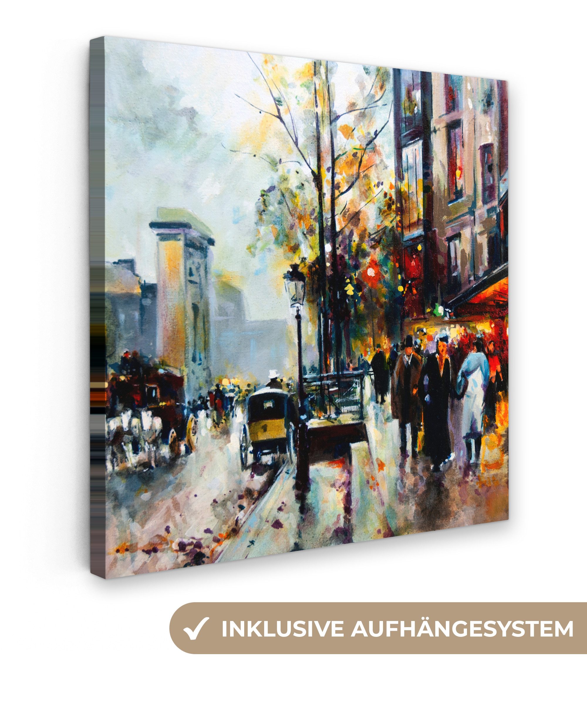 OneMillionCanvasses® Leinwandbild Kunstdrucke - Stadt - günstig online kaufen
