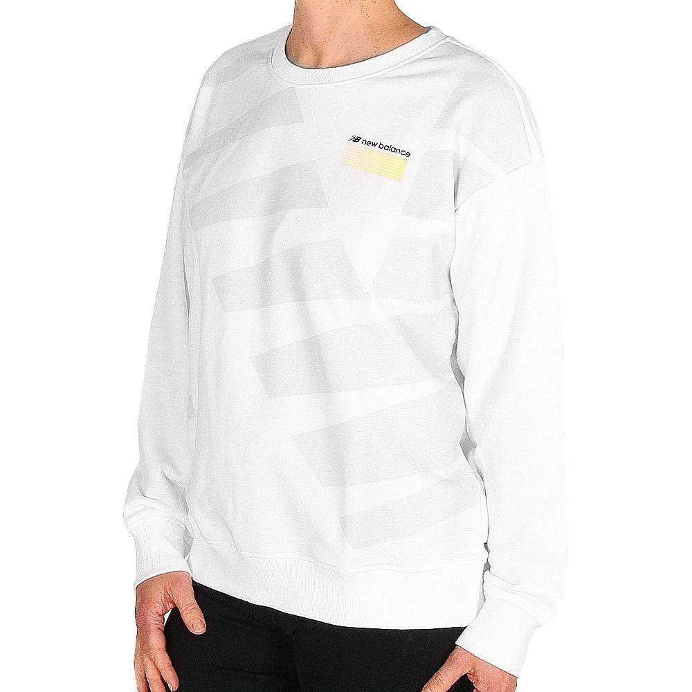 New Balance Kapuzenpullover New Balance Sport Style Optiks Crew White