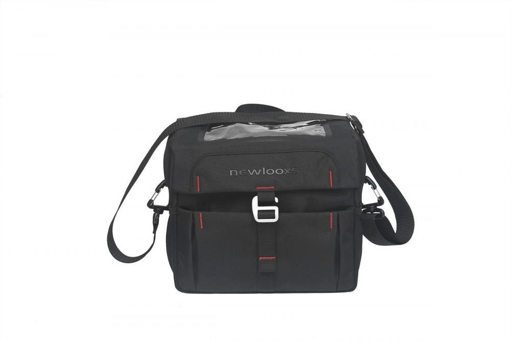newlooxs Fahrradtasche New Looxs Lenkertasche Vigo black 25,5x23x16,5cm 9,5l