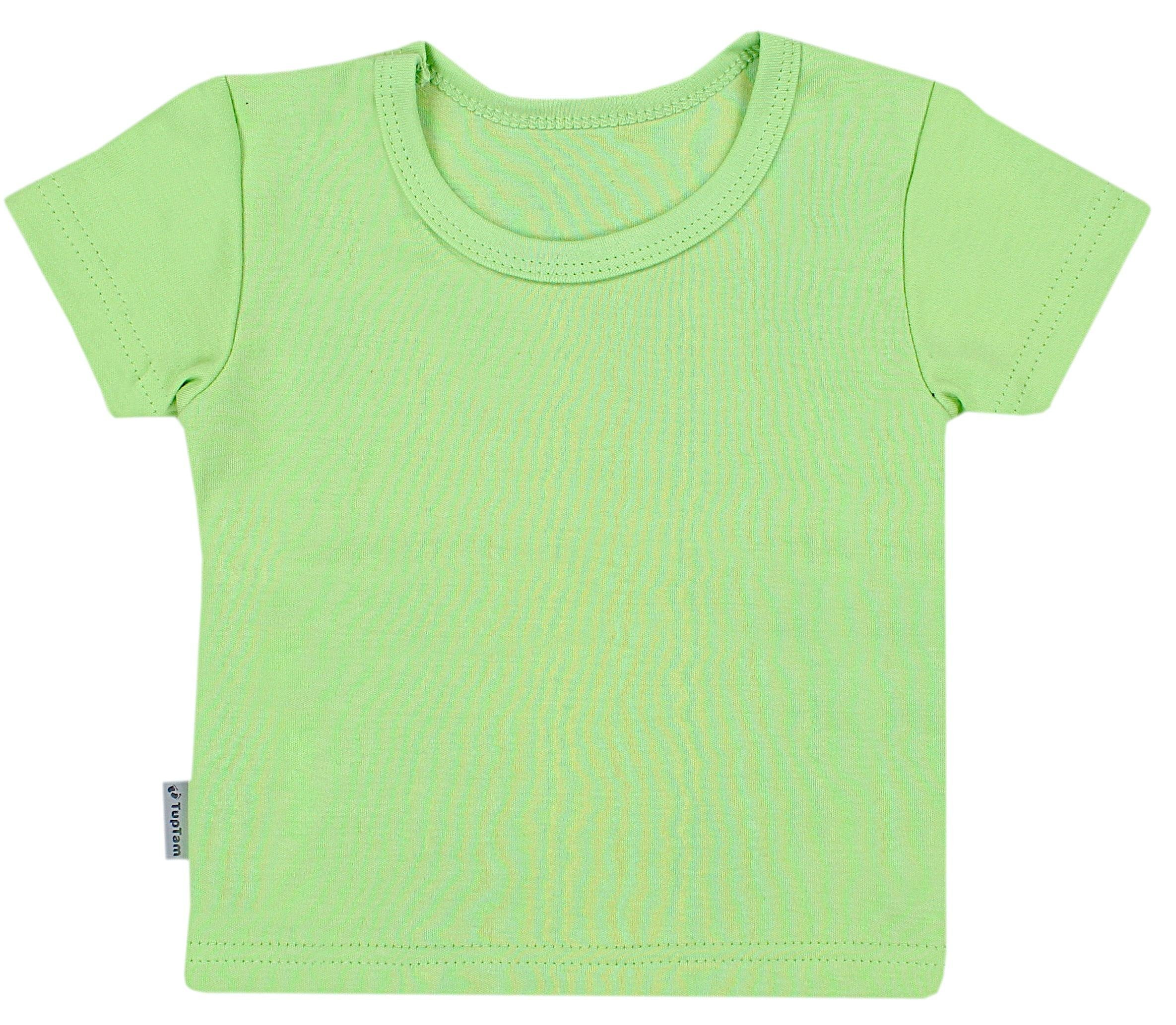 Shirt Jungen T-Shirt Baby Blau/Dunkelblau/Grün T-Shirt TupTam 3er Pack Pack TupTam Kurzarm 3er Kinder Sommer Grün (3-tlg) Streifen