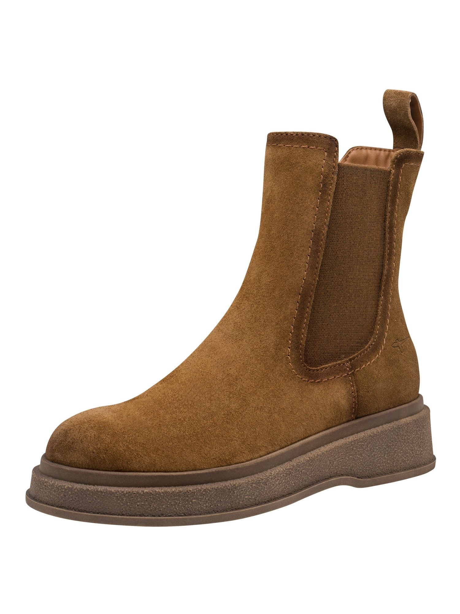 Tamaris TOUCH-IT aus Leder kein Absatz 1-25458-47 Chelseaboots TOUCH-IT