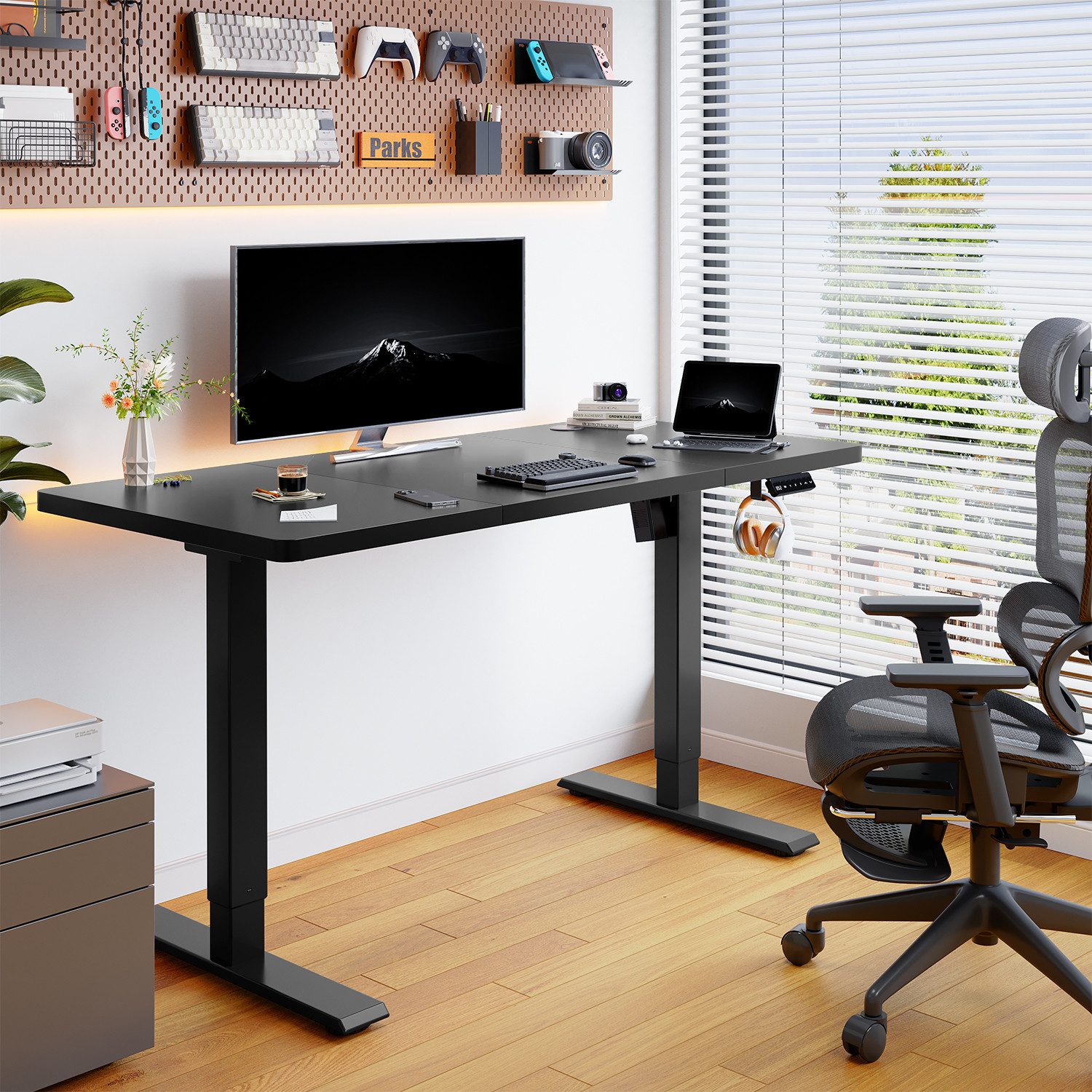 HOMALL Schreibtisch Höhenverstellbarer elektrischer Hubtisch mit Memory-Fun günstig online kaufen