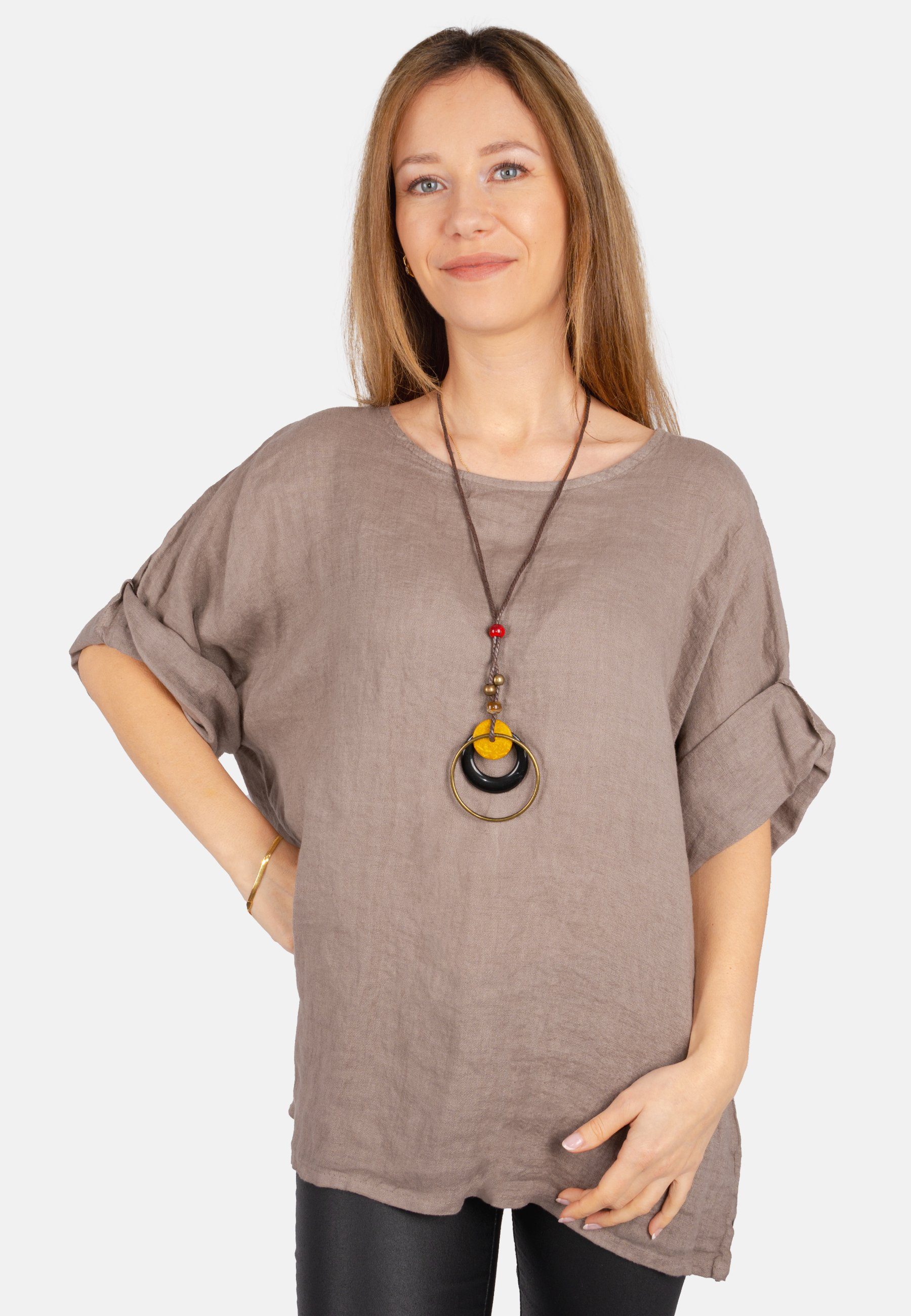 Seasons of April Kurzarmbluse Oversized Lina günstig online kaufen
