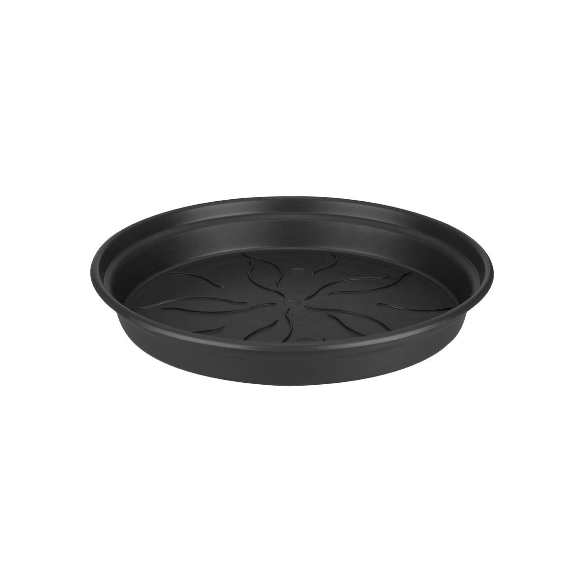 Elho Blumentopfuntersetzer Untersetzer Green Basics 14 schwarz 6990221443300, Frostbeständig & UV-beständig