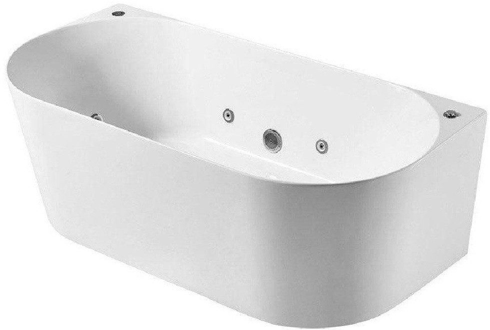 Xlmoebel Whirlpool-Badewanne Relax Wanne in Weiß mit Whirlpool-Funktion für Zuhause, Hergestellt in Europa