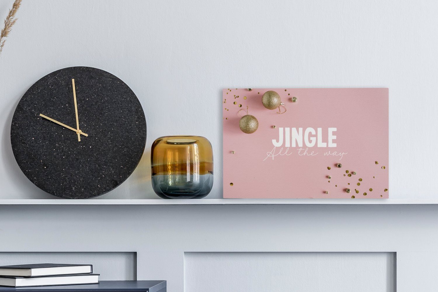 OneMillionCanvasses® Leinwandbild Winter - Rosa - günstig online kaufen