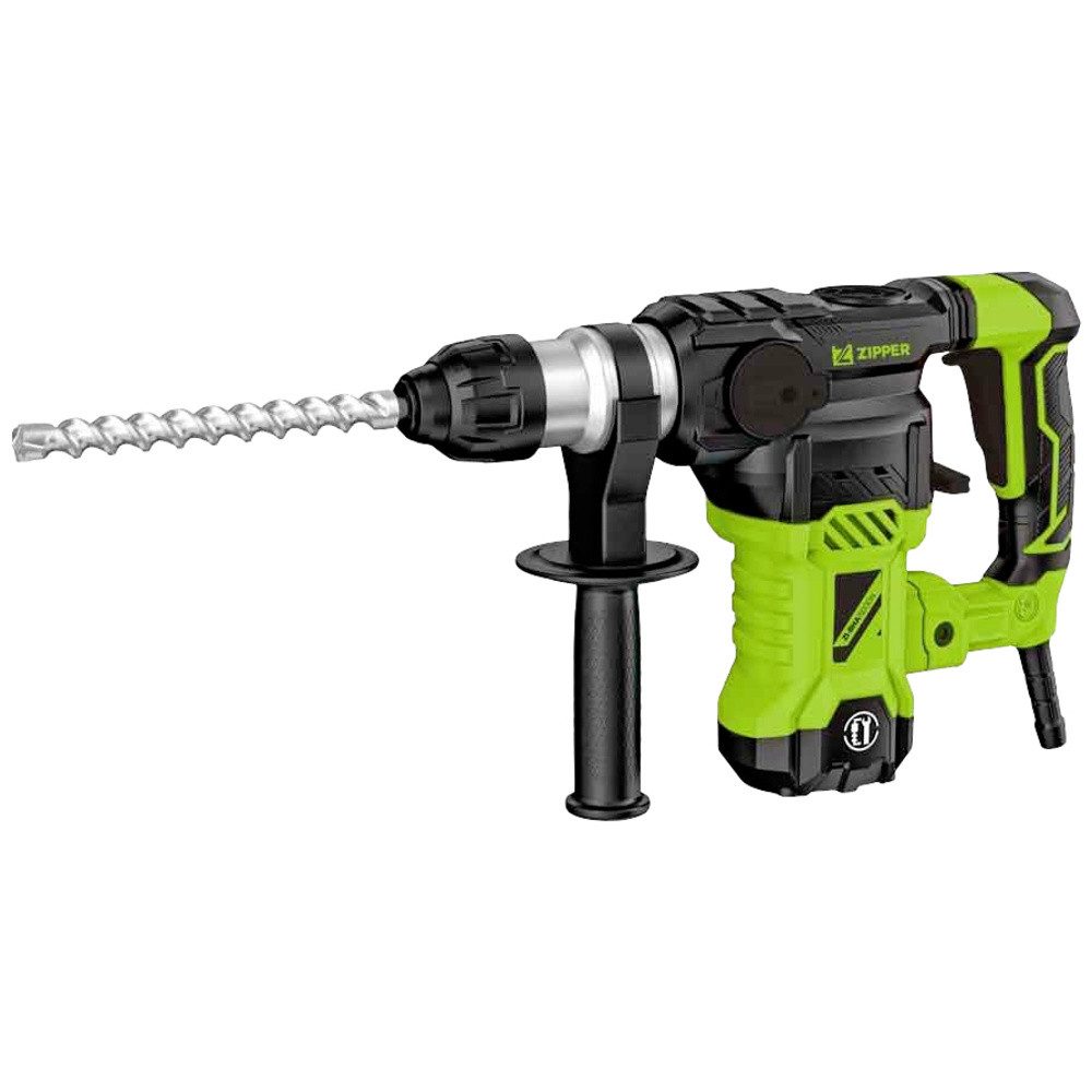 ZIPPER Bohrhammer Zipper ZI-BHA1500DN SDS-Plus-Bohrhammer 230 V 1500 W mit Zubehör, in