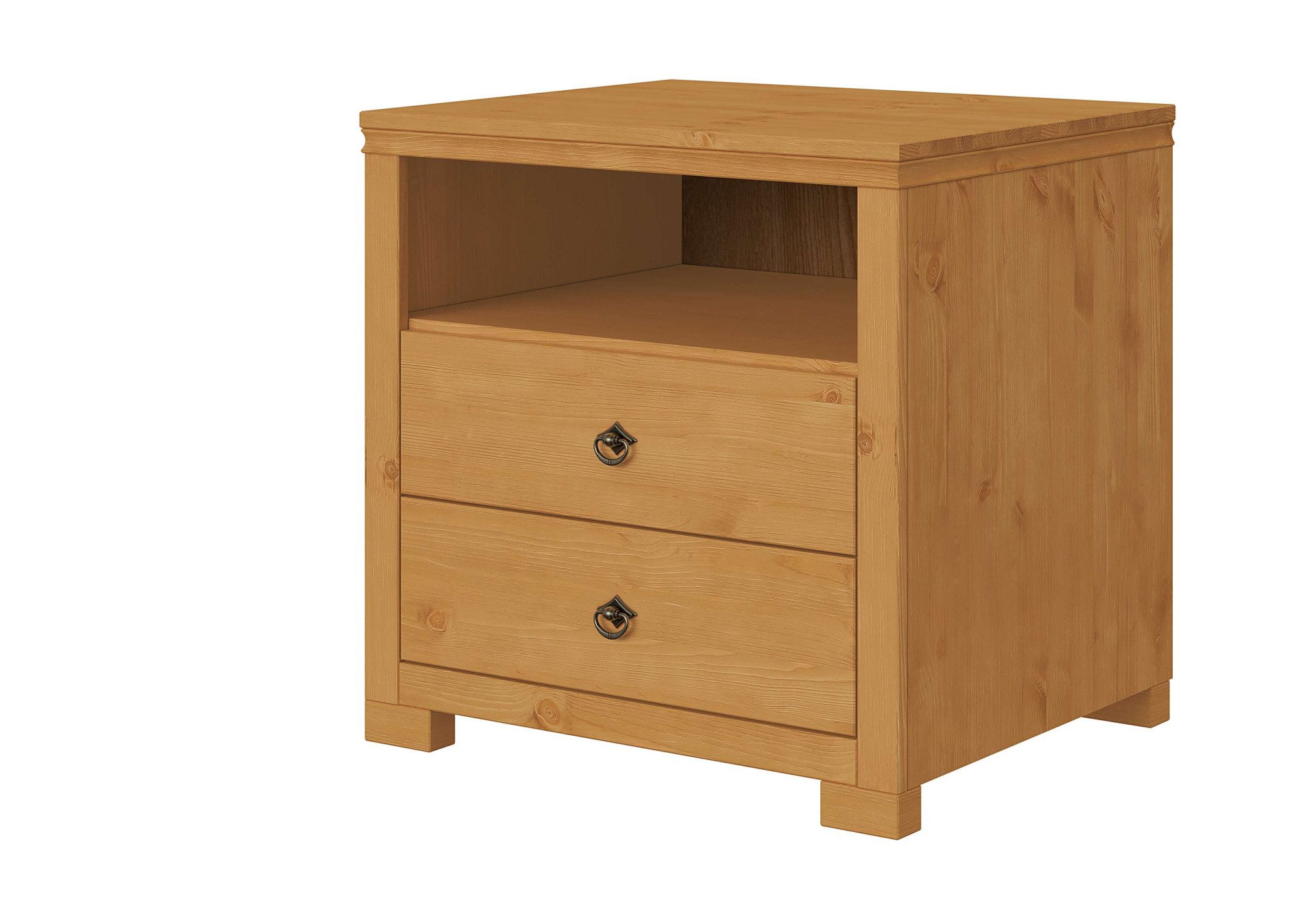 OTTO home Beistellschrank Gotland, Schrankmodulsystem, einzeln oder mit der Serie kombinierbar (H/B/T ca. 60/60/52 oder ca. 44/60/52) massive Kiefer, variabel einsetzbar, auch für Dachschrägen