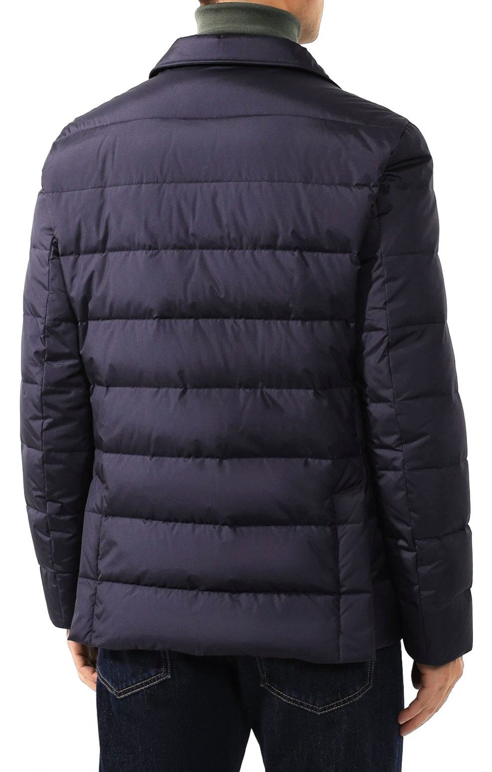 DOLCE & GABBANA Daunenjacke Steppjacke Double Breasted Blazer Jacke Doppelreihige Knopfleiste mit Wappenknöpfen