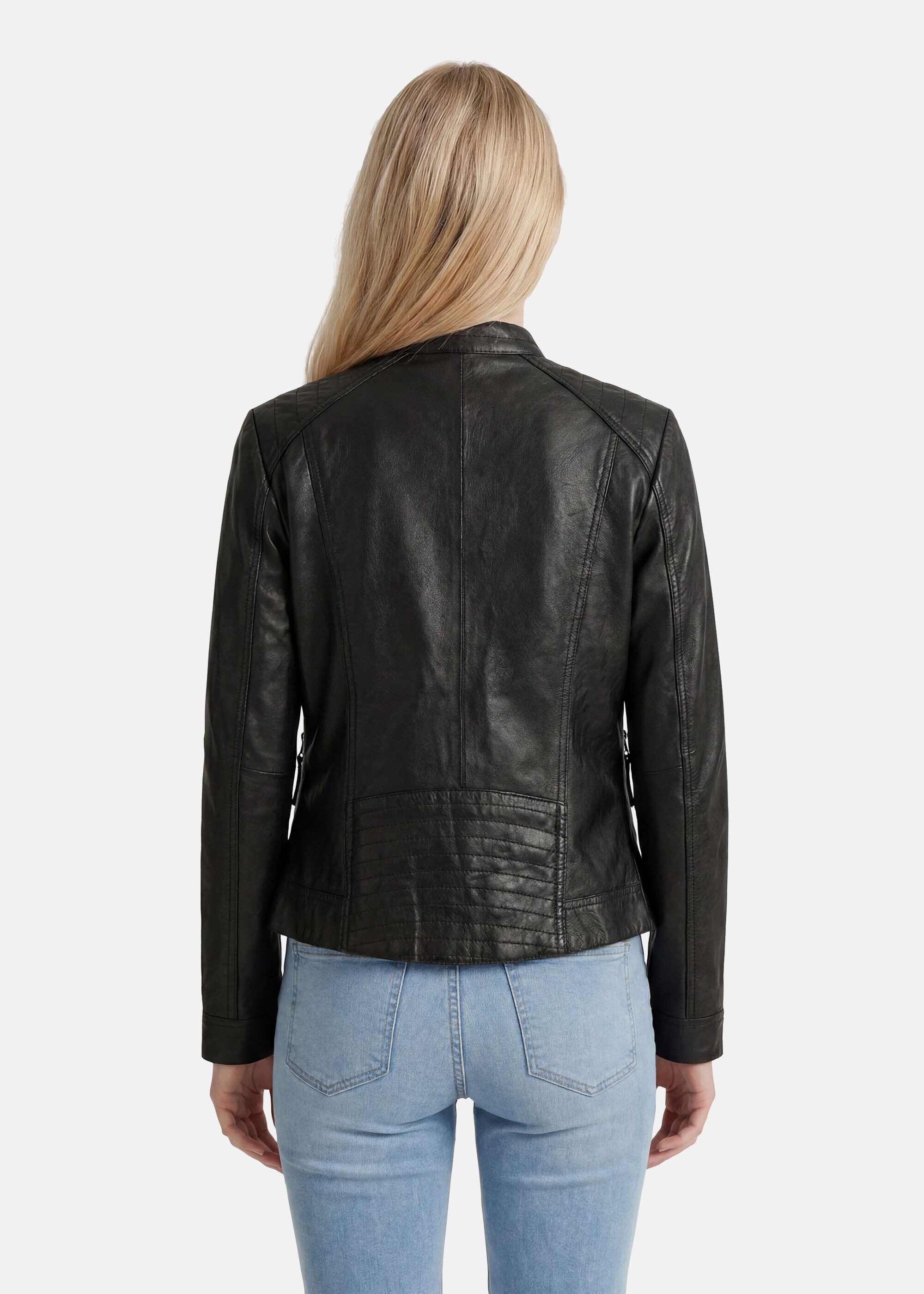 Apple of Eden Lederjacke aus weichem Leder