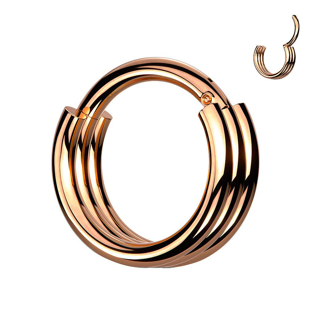 Taffstyle Nasenpiercing Septum Piercing Segment Ring günstig online kaufen